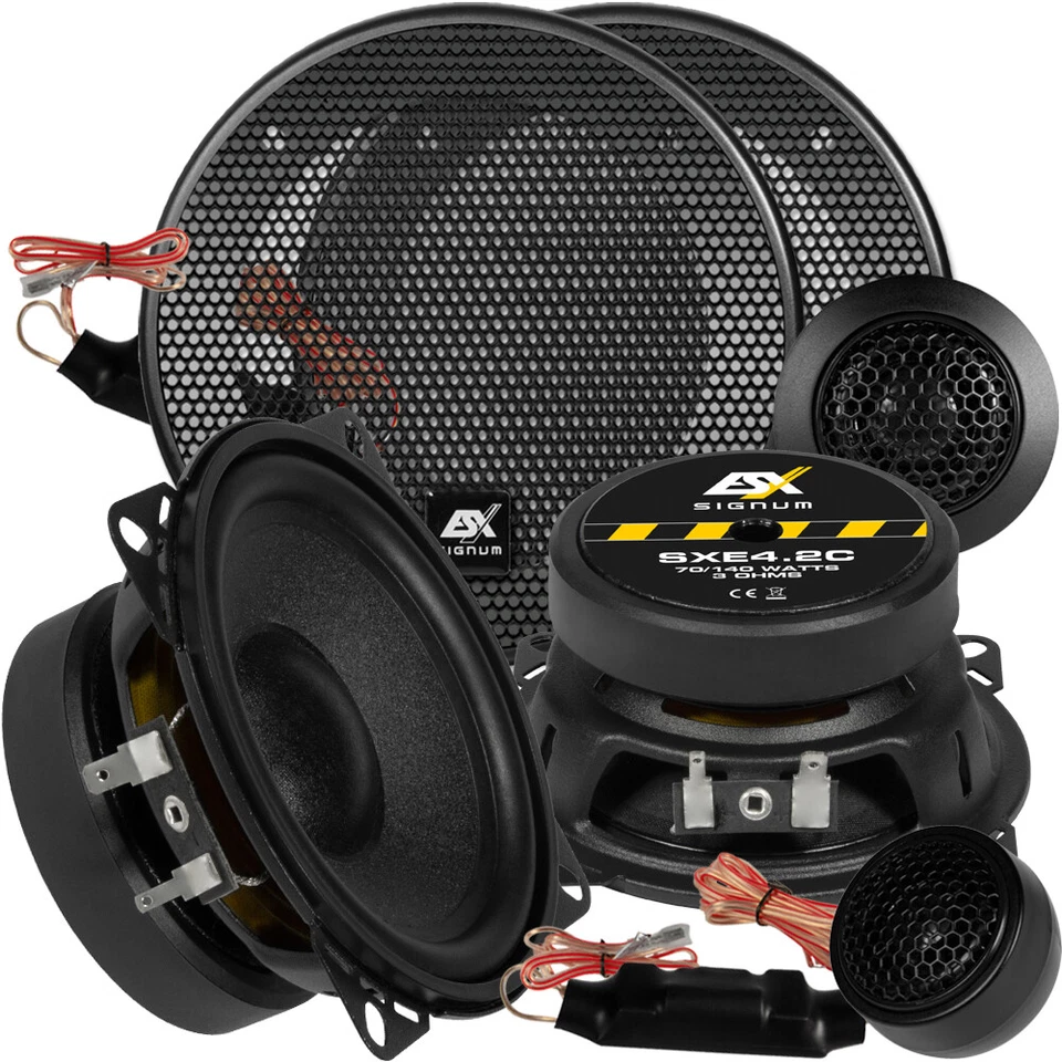 ESX SXE-4.2C 10cm 2 Wege Kompo Lautsprecher Boxen Set SXE4.2C Compo Speaker - Bild 1 von 4