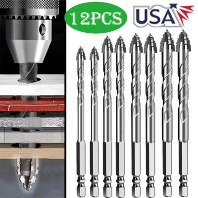 New Four-Flute Sawtooth Eccentric Drill Bit, Cozy Hoome Efficient Drill Bits US