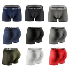 Boxer uomo sexy imbottito intimo mesh butt lifter culo push up ▽