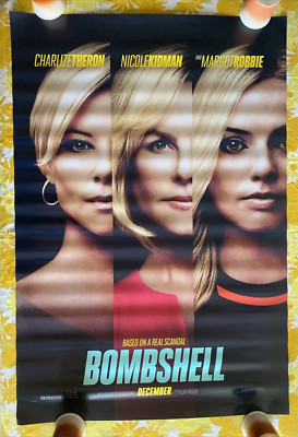 Bombshell theatrical DOUBLESIDED authentic MOVIE POSTER one sheet 2019 Jay Roach
