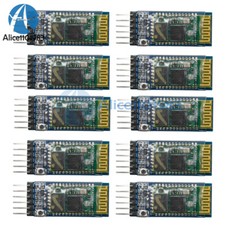 1/2/5/10PCS Wireless Serial 6 Pin Bluetooth RF Transceiver Module HC-05 RS232