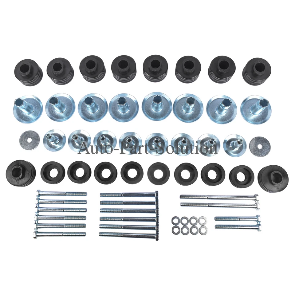 Kit de buchas de montagem na cabine carroceria para Ford F-250 F-350 Super Duty 1999-2007 KF04058BK - Imagem 4 de 4