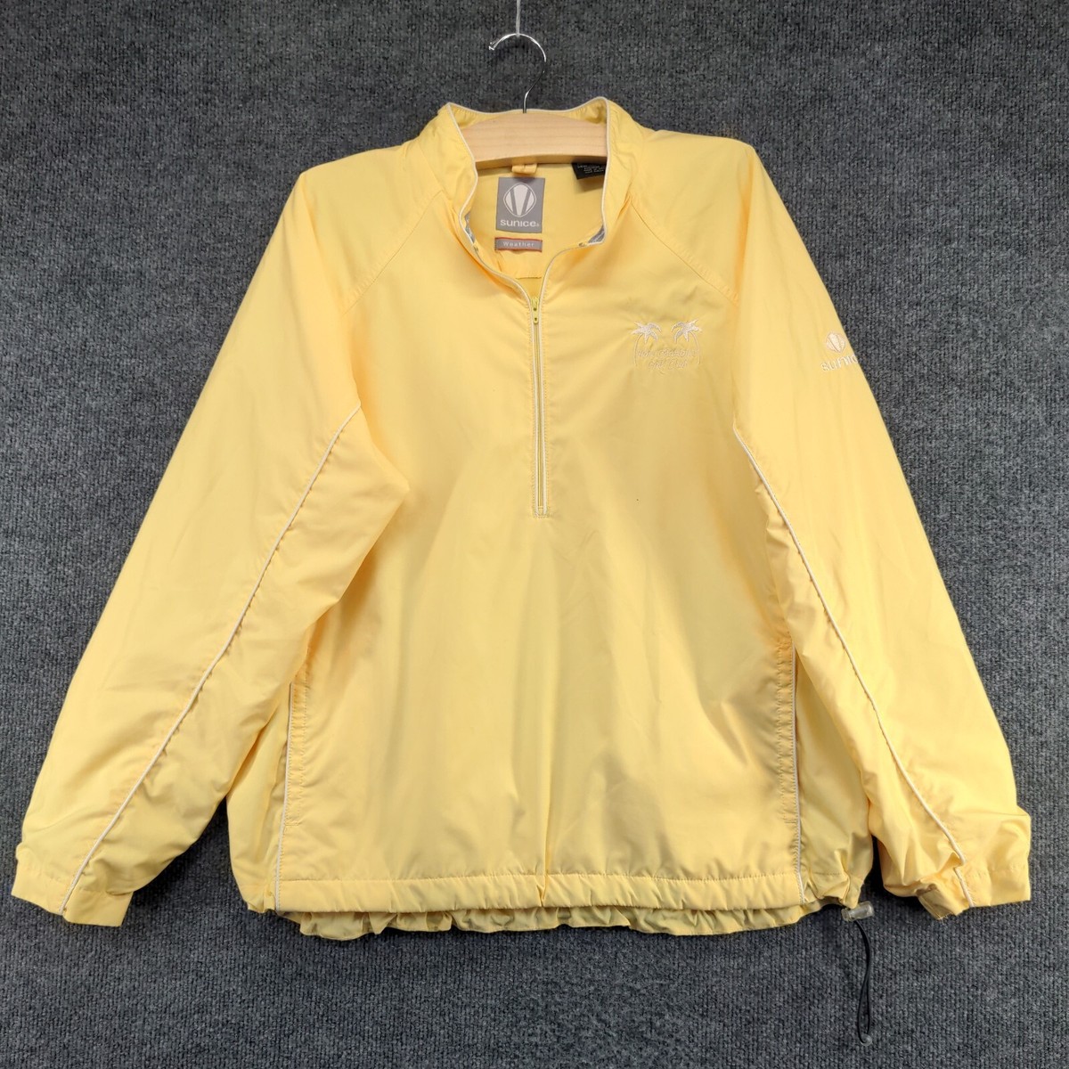 Sunice Men's Weather 1/2 Zip Pullover Windbreaker Golf Jacket