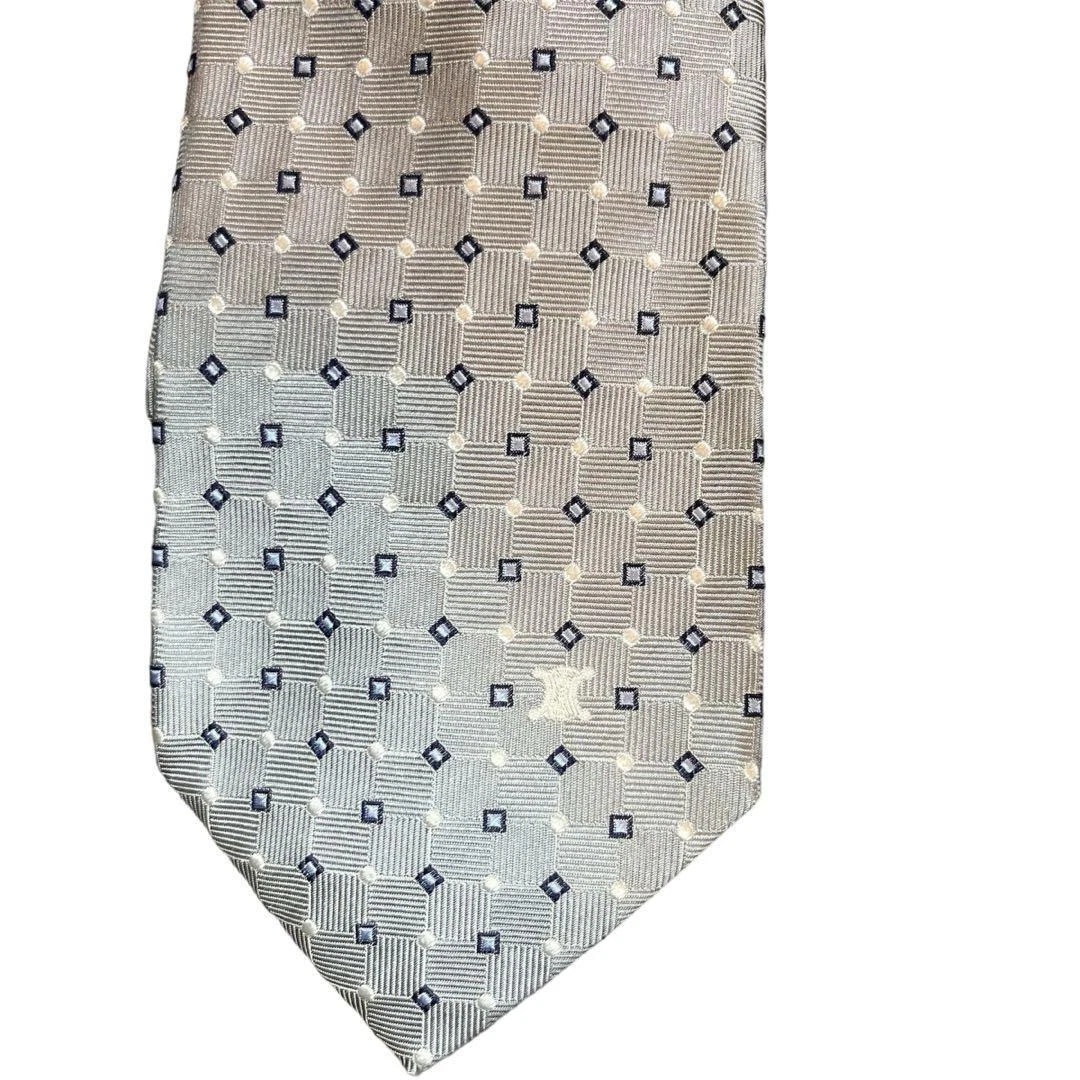 CELINE cravatta uomo seta originale usata cravatta abito classico lusso multicolore A63