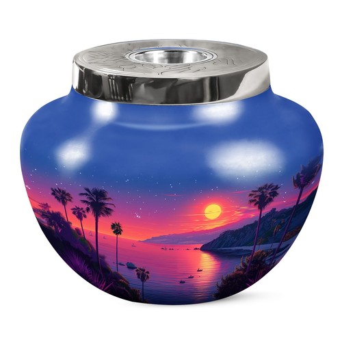 Sunsets Burial Urns For Adult Human Ashes Memorial Urn For Mother Ashes