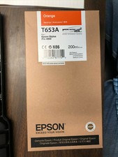 OEM EPSON T6532 and T653A 200 ml Inks for PRO 4900 Printer, New in Box