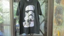 Vtg 1995 Star Wars Empire Strikes Back 2 Sided Movie Promo Black T Shirt Size L