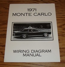 1971 Chevrolet Monte Carlo Wiring Diagram Manual 71 Chevy