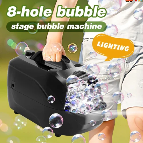 Electric Bubble Machine 2 Speed Bubble Blower for Kids Parties Weddings Outdoor - Picture 2 of 13
