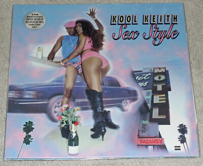 Kool Keith Sex Style Milky Clear  with Pink and Blue Splatter Vinyl xx/300 OOP