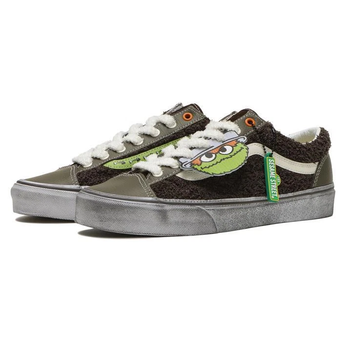 VANS X SESAME STREET STYLE 36 VN0A54F6YJ7 SESAME / Black/Green Oscar the Grouch