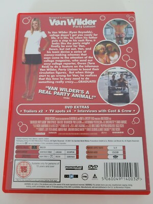New National Lampoon's Van Wilder Party Liaison Original DVD Ryan