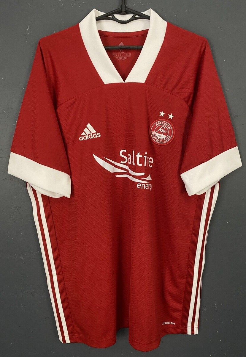NEW MENS FC ABERDEEN 2020/2021 HOME SOCCER FOOTBALL SHIRT JERSEY