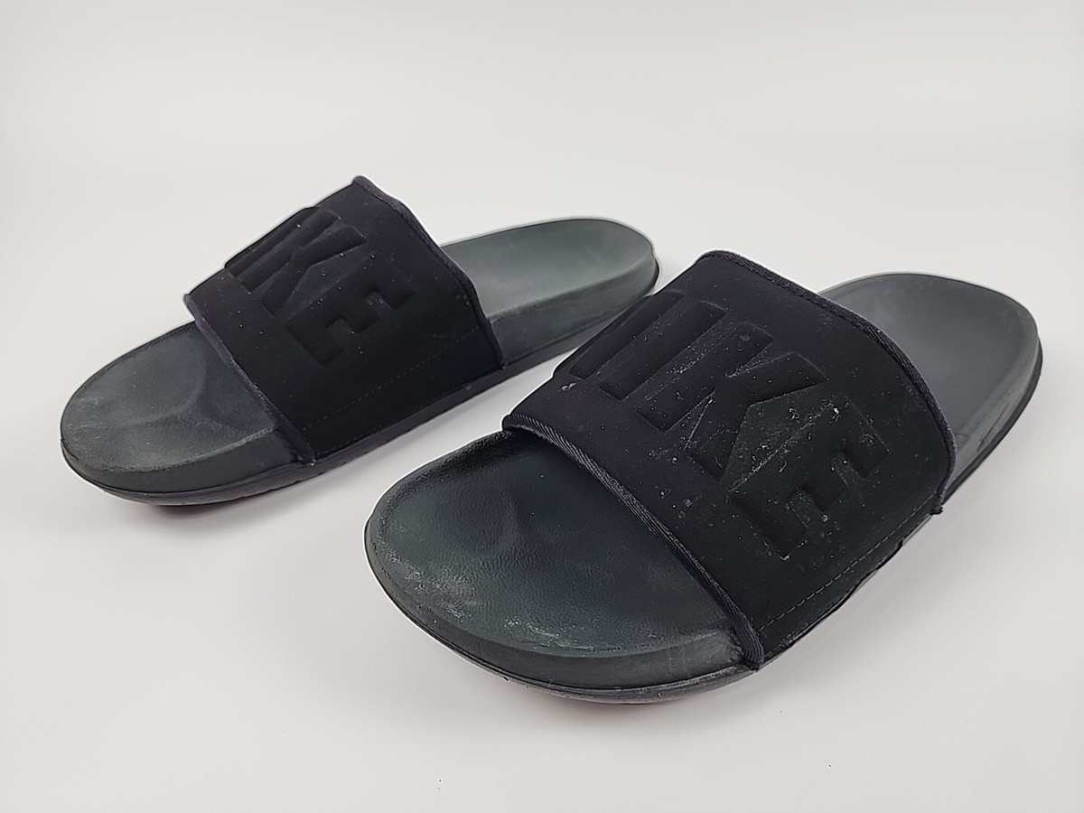 black air force slides