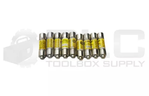 LOT OF 9 NEW BUSSMANN LP-CC-5 LOW PEAK FUSE 5A 600VAC