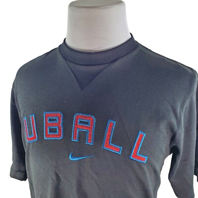 Nike United Ballers UBALL T Shirt Embroidered Mens Size Medium Red Black Blue