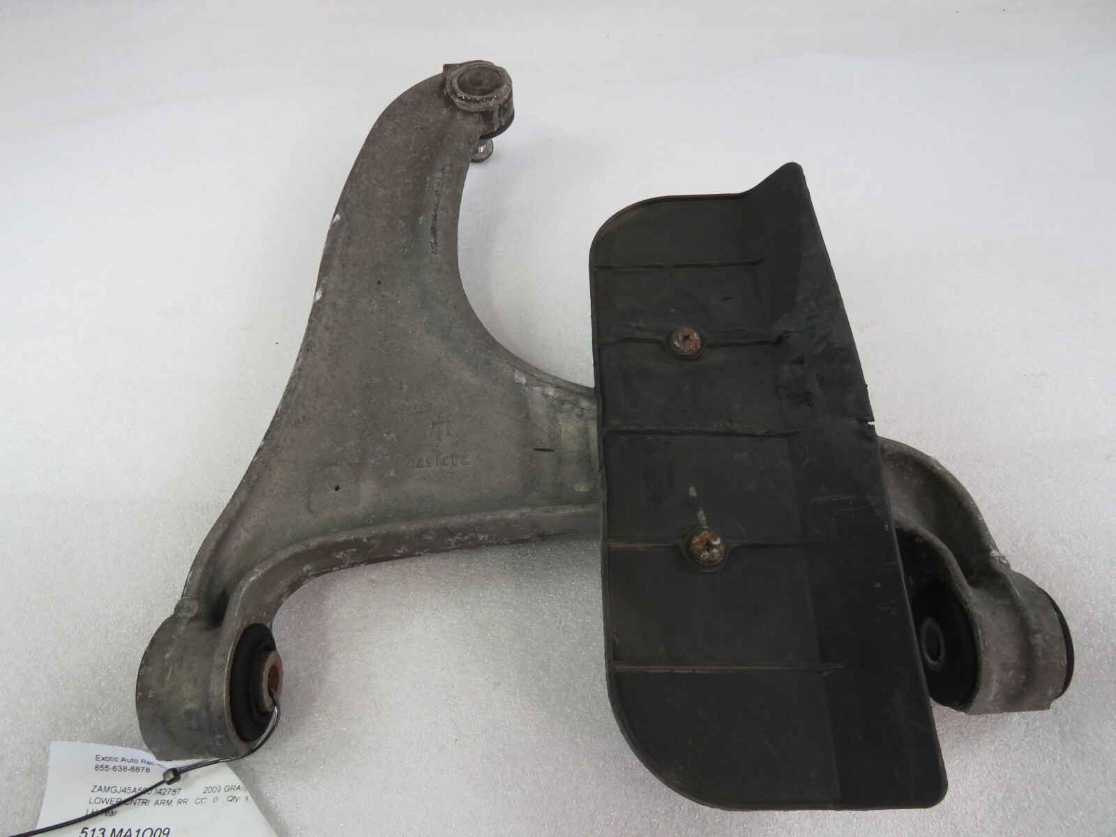 Maserati Granturismo, LH, Left, Rear Lower Control Arm, Used