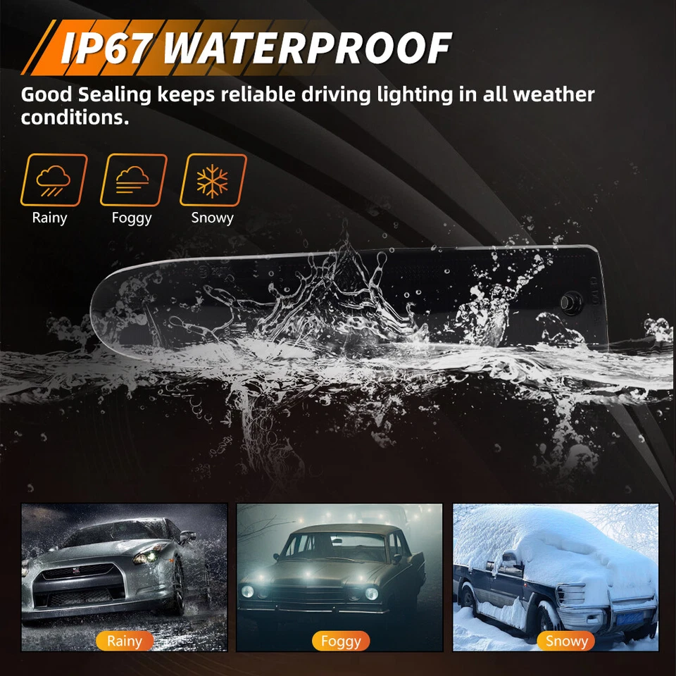 Luces LED dinámicas ahumadas para estacionamiento delanteras para Mitsubishi Eclipse 00-02 Foto 4 de 4