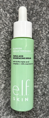 e.l.f. Skin – Blemish Breakthrough Triple-Acid Resurfacing Serum .94 oz - NW/OB