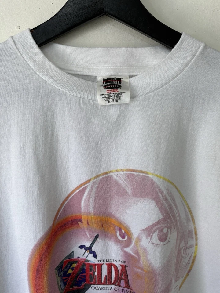 Camiseta Vintage Legend of Zelda Ocarina of Time N64 (XL) Foto 2 de 3
