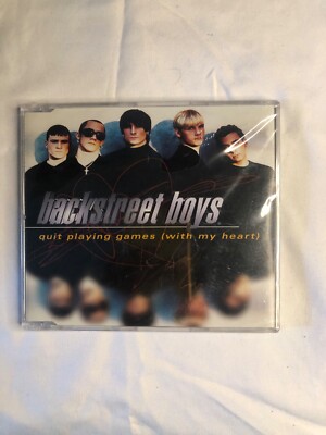 BSB Backstreet Boys QUIT PLAYING GAMES (WITH MY HEART) 1997 CD Single NEW SEALED