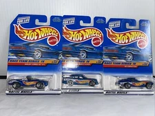 1998 Hot Wheels race team series 2,3,4 conra mercedes, corvette combo