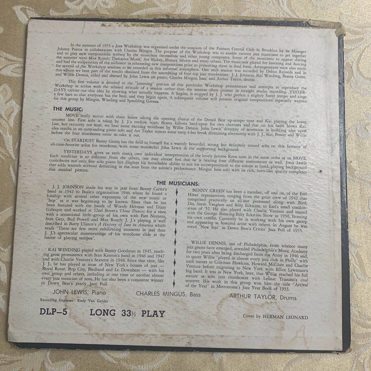 VARIOUS: debut records' jazz workshop, volume one Willie