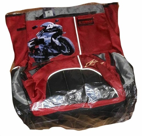 ZAINO SCUOLA YAMAHA 46 PANINI MOTO VALENTINO ROSSI CARTELLA Backpack rosso  | eBay