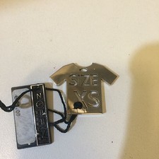 CIONDOLO ZOPPINI FIRENZE "MAGLIETTA XS SIZE" ACCIAIO REF. U1096  -NUOVO-