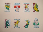 1960 Topps Tattoo Proof Sheet 32 RARE Jimmy Brown Pittsburgh Steelers Penn State — photo 3