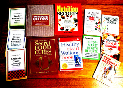 12 Health Care Cure Nature Heal Nutrition Vitamin Minerals Folk Remedy Book Lot