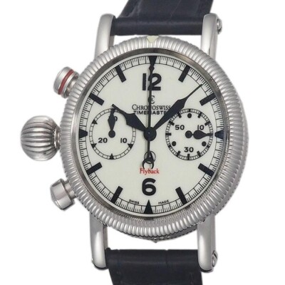 Chronoswiss Timemaster Rücklauf Chronograph Leuchtendes CH7633 Automatisch 40mm