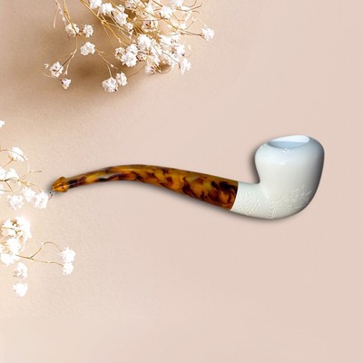 High Quality Handmade Block Meerschaum Sultan Pipe