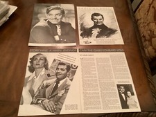Clark Gable Lot Rare Clippings