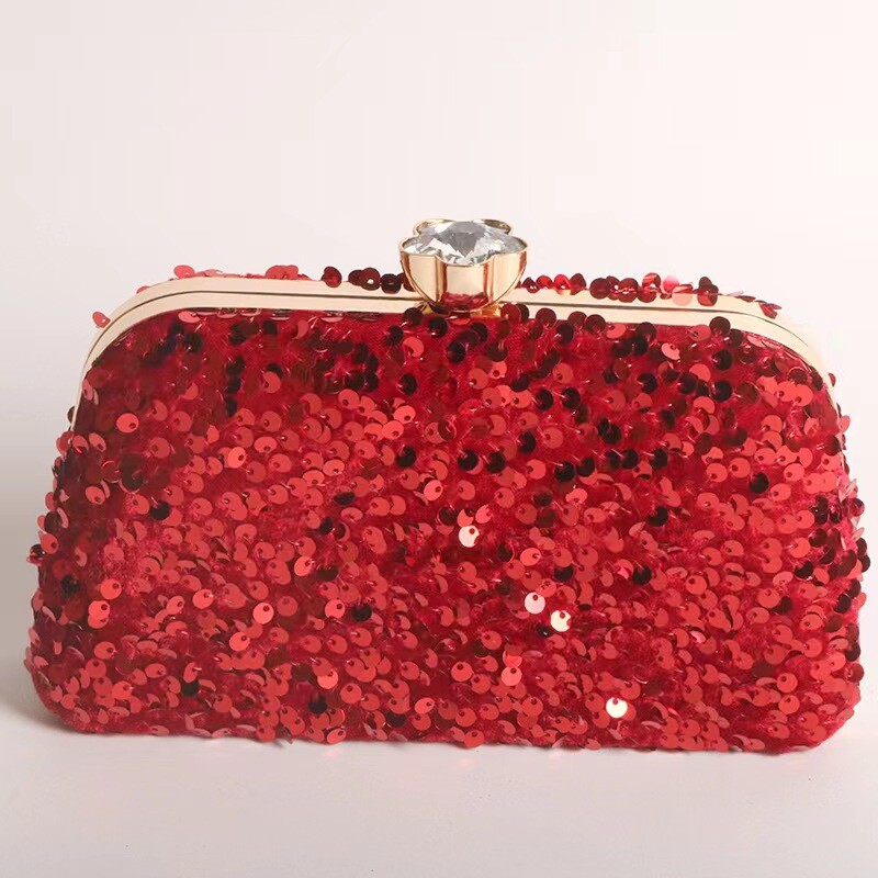 Women Evening Bag Clutch Rhinestone Envelope Party Handbag Bridal Prom