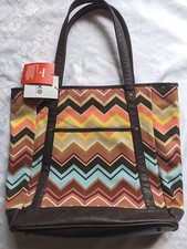 Nwt Missoni For Target Colore Zig Zag Chevron Large Tote Bag Handbag Purse