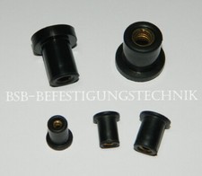 Gummimutter M3 / M4/ M5 / M6 / M8 Neopren Mutter  Vibrationsd&auml;mpfer Verkleidung