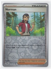Pokemon Paradox Rift 168/182 Norman Reverse Holo