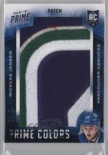 2013-14 Panini Prime Rookie Prime Colors Logos /28 Nicklas Jensen #RPC-NJ 0c3