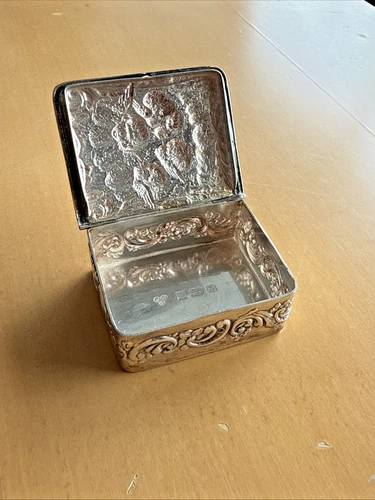 Silver Trinket Box - Royal Collectable- Charles & Diana Wedding 1981 36.6g  |11