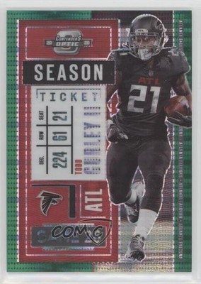 2020 Contenders Optic Season Ticket Green Pulsar Prizm 5/27 Todd Gurley II 0c6