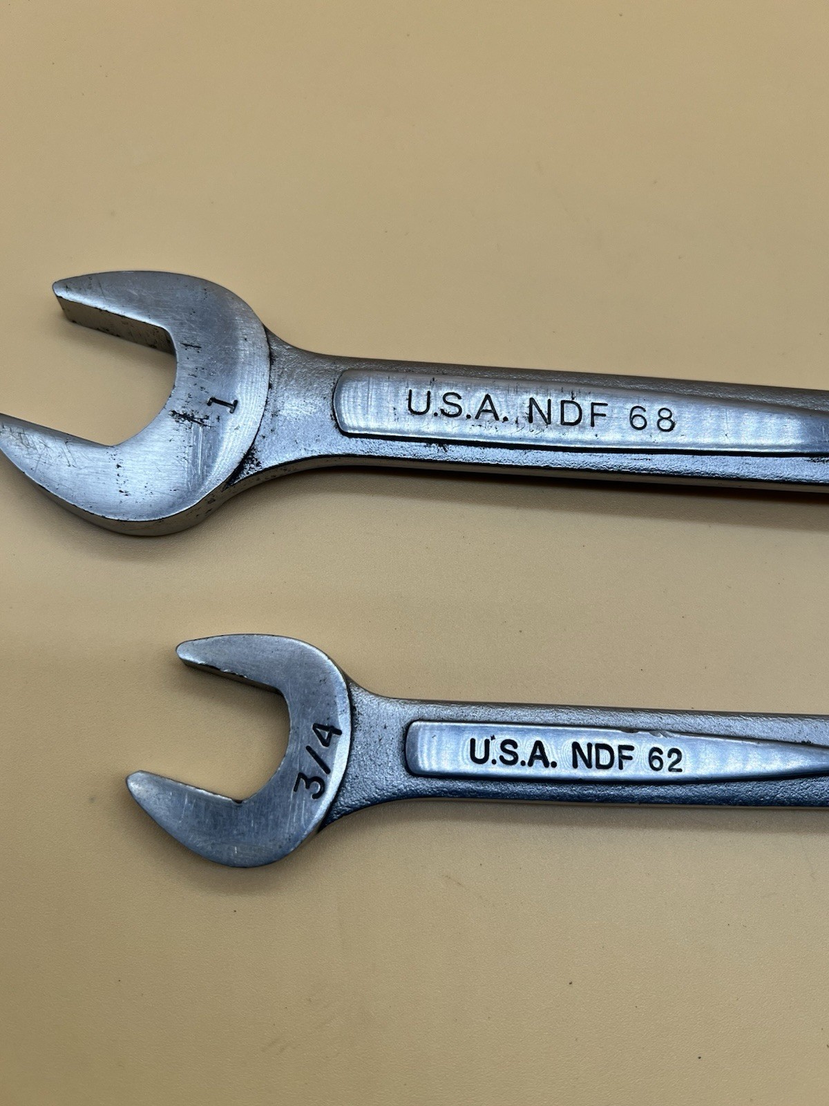 NAPA Tools NDF 68  And 62  Combination Wrench  - 12 Point  1-3/4 USA