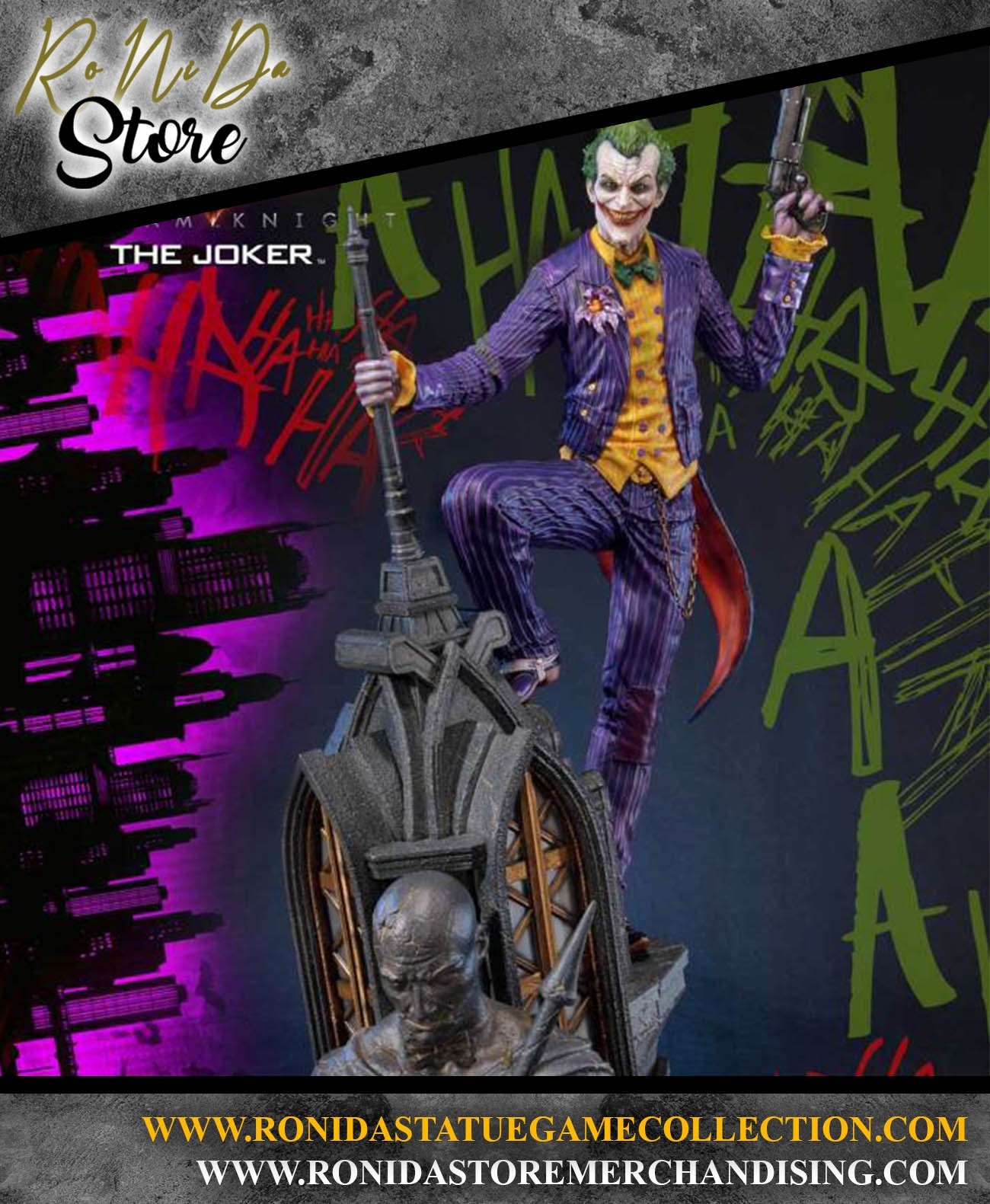 Ship Asia - Prime 1 Studio The Joker Batman: Arkham Knight - Exclusive Version 1