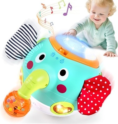 Baby Spielzeug 6 bis 12 Monate Krabbeln Gehen Elefant mit Musik... 