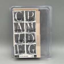 Stampin" Up 2006 "A Is For Adorable" NEW Stamp Set UNMOUNTED