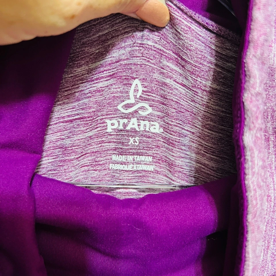 PRANA Women Cozy Sweater Pullover Size XS Oversized Cowl Neck Kangaroo Pockets - Image 4 of 4