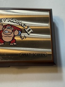 1983 Nintendo Game Donkey Kong II Game & Watch Multi-Screen Game Tested working 