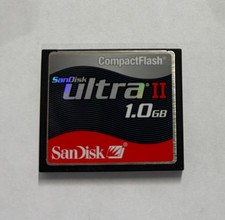 SanDisk Ultra II 1.0GB Compact Flash Camera Memory Card SDCFH