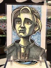Topps Star Wars Foil Sketch Card Omega Bad Batch Artist Auto 1/1 TZ