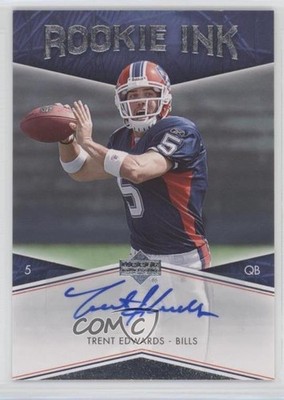2007 Upper Deck Rookie Ink Trent Edwards #RI-TE Auto RC 0v1